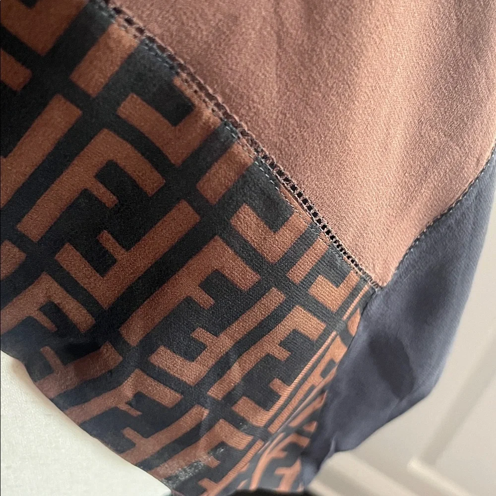 Fendi Silk Sheer Scarf Wrap 32.5” x 32.5”